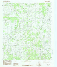 preview thumbnail of historical topo map of Van Zandt County, TX in 1984