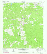 preview thumbnail of historical topo map of Walker County, TX in 1960
