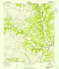 preview thumbnail of historical topo map of Coryell County, TX in 1947