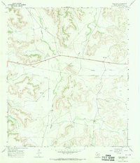 Download a high-resolution, GPS-compatible USGS topo map for Pikes Peak, TX (1970 edition)