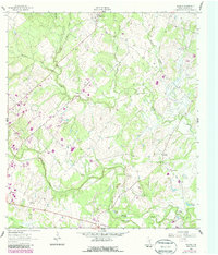 preview thumbnail of historical topo map of Gonzales County, TX in 1961