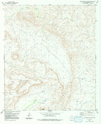 Download a high-resolution, GPS-compatible USGS topo map for Pine Mountain East, TX (1992 edition)