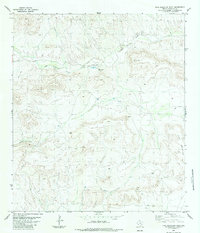 Download a high-resolution, GPS-compatible USGS topo map for Pine Mountain West, TX (1984 edition)