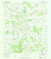 preview thumbnail of historical topo map of Brown County, TX in 1969