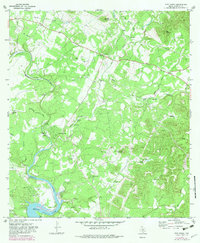 preview thumbnail of historical topo map of Bandera County, TX in 1970