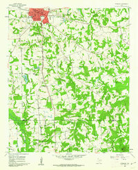 1960 Map of Pittsburg, 1962 Print