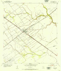 Download a high-resolution, GPS-compatible USGS topo map for Placedo, TX (1953 edition)