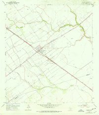 Download a high-resolution, GPS-compatible USGS topo map for Placedo, TX (1976 edition)