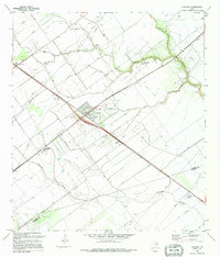 Download a high-resolution, GPS-compatible USGS topo map for Placedo, TX (1995 edition)