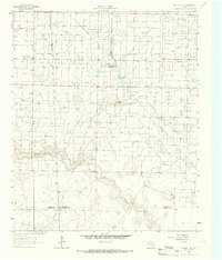 1965 Map of Plains 1 NE, 1966 Print