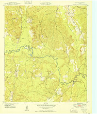 preview thumbnail of historical topo map of Nacogdoches County, TX in 1950