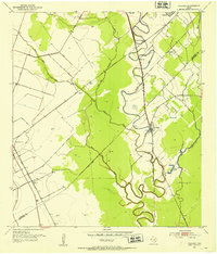 Download a high-resolution, GPS-compatible USGS topo map for Pledger, TX (1953 edition)