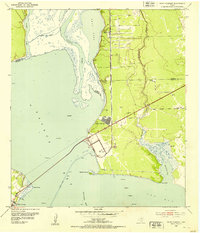 Download a high-resolution, GPS-compatible USGS topo map for Point Comfort, TX (1953 edition)