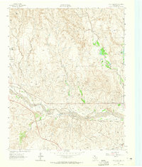Download a high-resolution, GPS-compatible USGS topo map for Pond Creek NW, TX (1965 edition)
