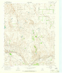 Download a high-resolution, GPS-compatible USGS topo map for Pond Creek, TX (1965 edition)
