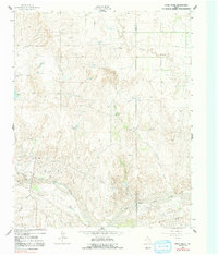 Download a high-resolution, GPS-compatible USGS topo map for Pond Creek, TX (1991 edition)