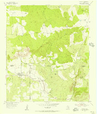Download a high-resolution, GPS-compatible USGS topo map for Pontotoc, TX (1956 edition)