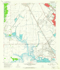preview thumbnail of historical topo map of Jefferson County, TX in 1962