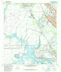 Download a high-resolution, GPS-compatible USGS topo map for Port Acres, TX (1994 edition)