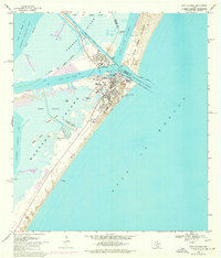 Download a high-resolution, GPS-compatible USGS topo map for Port Aransas, TX (1977 edition)