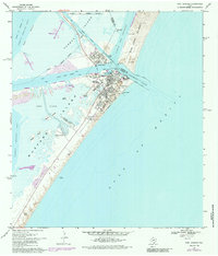 Download a high-resolution, GPS-compatible USGS topo map for Port Aransas, TX (1985 edition)