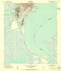 Download a high-resolution, GPS-compatible USGS topo map for Port Arthur South, TX (1955 edition)