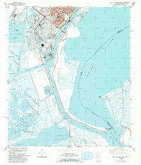 Download a high-resolution, GPS-compatible USGS topo map for Port Arthur South, TX (1993 edition)