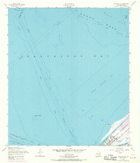 Download a high-resolution, GPS-compatible USGS topo map for Port Bolivar, TX (1970 edition)