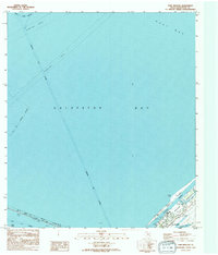 Download a high-resolution, GPS-compatible USGS topo map for Port Bolivar, TX (1994 edition)