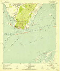 preview thumbnail of historical topo map of Nueces County, TX in 1954