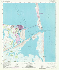 Download a high-resolution, GPS-compatible USGS topo map for Port Isabel, TX (1980 edition)