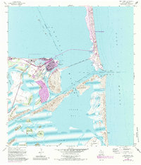 Download a high-resolution, GPS-compatible USGS topo map for Port Isabel, TX (1984 edition)