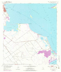 1952 Map of Alamo Beach, TX, 1983 Print