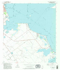 Download a high-resolution, GPS-compatible USGS topo map for Port Lavaca East, TX (1995 edition)