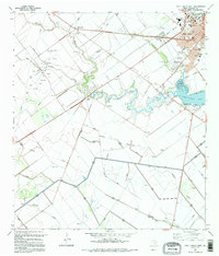 Download a high-resolution, GPS-compatible USGS topo map for Port Lavaca West, TX (1995 edition)