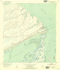 Download a high-resolution, GPS-compatible USGS topo map for Port OConnor, TX (1954 edition)