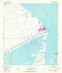 Download a high-resolution, GPS-compatible USGS topo map for Port OConnor, TX (1976 edition)