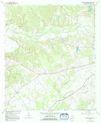 Download a high-resolution, GPS-compatible USGS topo map for Porter Springs, TX (1992 edition)