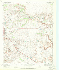 Download a high-resolution, GPS-compatible USGS topo map for Post East, TX (1972 edition)