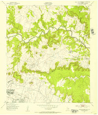 Download a high-resolution, GPS-compatible USGS topo map for Post Oak Mountain, TX (1953 edition)