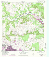 Download a high-resolution, GPS-compatible USGS topo map for Post Oak Mountain, TX (1979 edition)