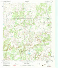 Download a high-resolution, GPS-compatible USGS topo map for Postoak, TX (1984 edition)