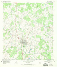 Download a high-resolution, GPS-compatible USGS topo map for Poteet, TX (1971 edition)