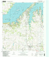Download a high-resolution, GPS-compatible USGS topo map for Pottsboro, TX (1983 edition)