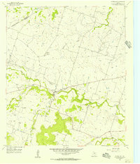 Download a high-resolution, GPS-compatible USGS topo map for Pottsville, TX (1957 edition)