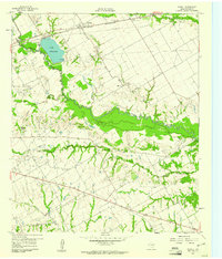 Download a high-resolution, GPS-compatible USGS topo map for Powell, TX (1961 edition)