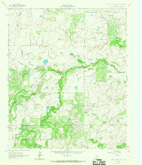 preview thumbnail of historical topo map of Archer County, TX in 1964