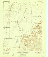 Download a high-resolution, GPS-compatible USGS topo map for Pringle, TX (1954 edition)