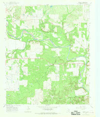 Download a high-resolution, GPS-compatible USGS topo map for Proffitt, TX (1968 edition)