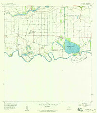 1956 Map of Progreso, 1959 Print